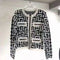 Cardigan Tejido Cuello Redondo con Cierre de Metal