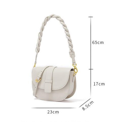 Bolso Crossbody de Cuero Redondo para Mujer - Image 7