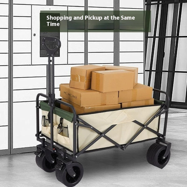 Carrito de Camping Plegable Tirado a Mano