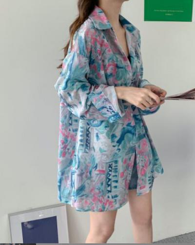 Blusa de Jardín Mujer Algodón y Cáñamo - Image 3