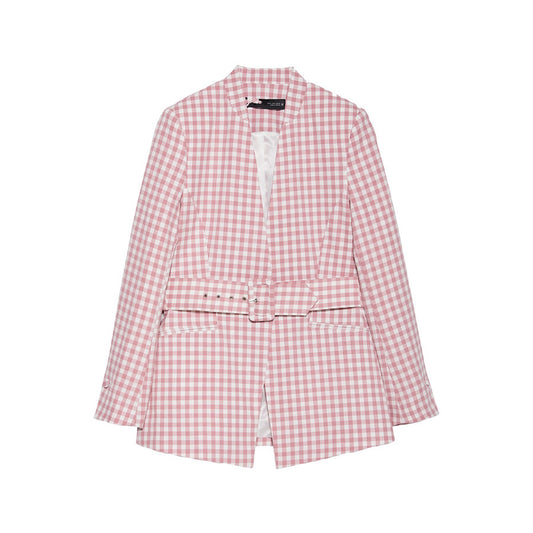 Blazer de Cuadros para Mujer - Traje Ejecutivo Premium