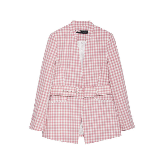 Blazer de Cuadros para Mujer - Traje Ejecutivo Premium