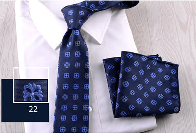 Combo Corbata y Pañuelo de Bolsillo para Hombre Profesional - Image 23