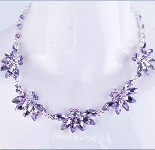 Adornos para el Cabello Nupcial con Flores de Cristal Aleación - Image 4
