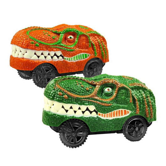 Juguete de Carrera en Pista Eléctrica Tiranosauro Dinosaurio Ensamblable con Simulación - Image 38