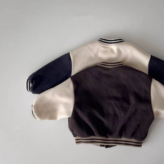 Chaqueta de Béisbol Infantil con Costuras Decorativas - Image 4