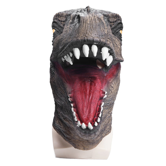 Máscara de Dinosaurio Látex Tiranosaurio para Fiestas, Escuela y Representaciones - Image 3