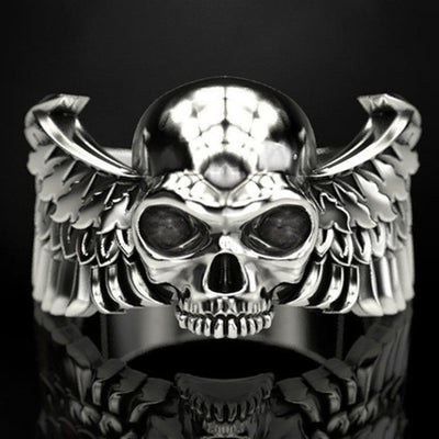 Anillo Calavera Punk de Acero Inoxidable para Hombre - Image 2