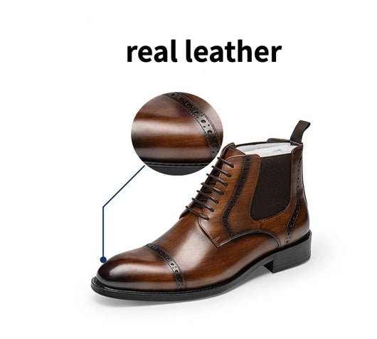 Botas Martin para Hombre Cuero Retro Otoño Invierno - Image 7