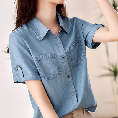 Blusa Versátil de Manga Corta - Básico Imprescindible - Image 7