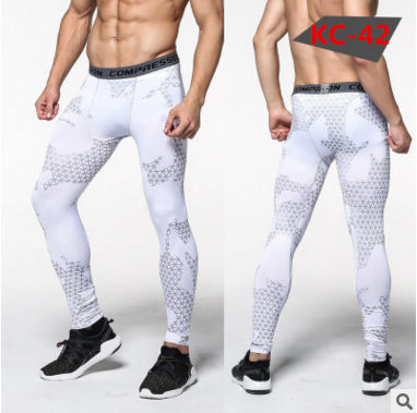 Pantalones de Compresión Camuflaje para Hombre - Leggings Deportivos Ajustados - Image 34