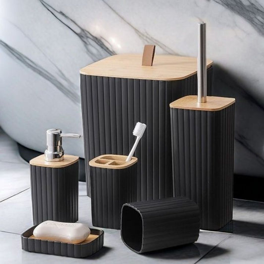 Set Completo de Accesorios de Baño - 6 Piezas