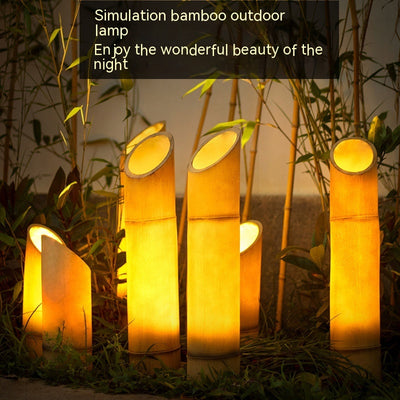 Luces Solares Decorativas de Bambú para Jardín y Terraza - Image 19