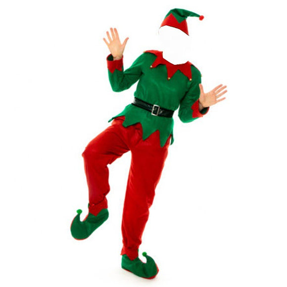 Ropa Navideña Duende de Papá Noel para Hombre