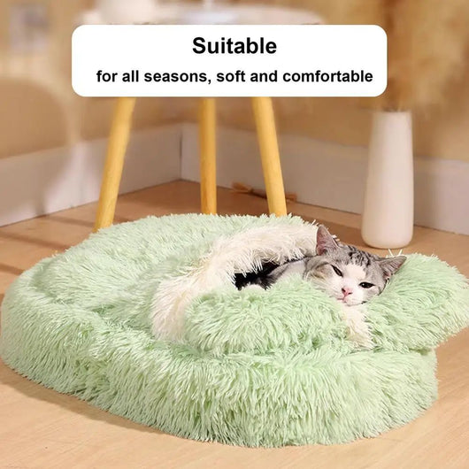 Cama Térmica Acogedora para Mascotas Pequeñas - Nido Antideslizante para Perros y Gatos - Image 6