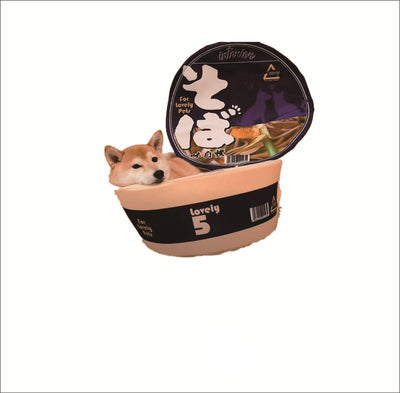 Arenero Cerrado para Gatos Diseño Fideos Instantáneos Shiba Inu Lindo - Image 15