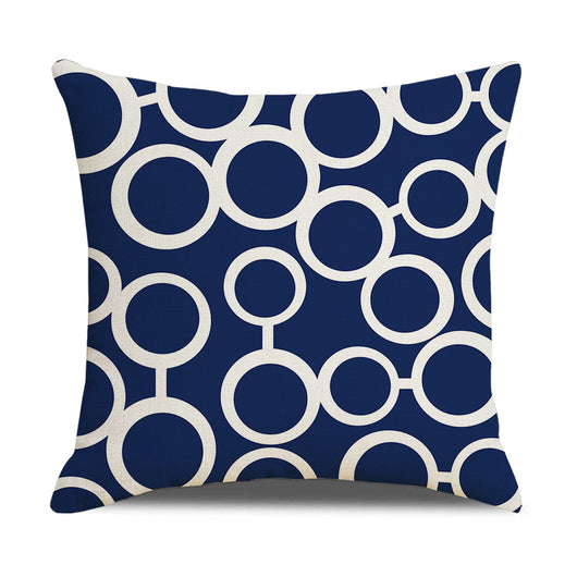 Funda de Almohada Lino Geometría Simple - Diseño Moderno para Sofá y Hogar - Image 44