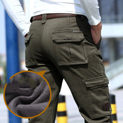 Pantalones de Invierno Battlefield Jipu - Overol Casual Plush para Hombre - Image 9