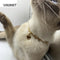 Collar Colgante Corazón Acero Inoxidable para Mascotas - Amor Felino y Canino