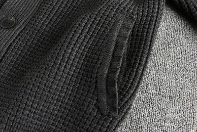 Suéter de Lana Vintage Combinada para Hombre - Image 11