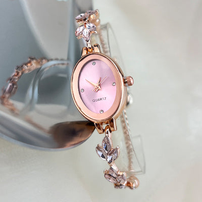 Reloj Pulsera Ovalado de Lujo Retro - Cuarzo de Alta Gama para Mujer - Image 12