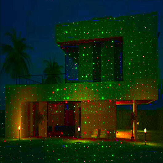 Proyector Láser Navideño 8 Diseños LED con Control Remoto - Image 3