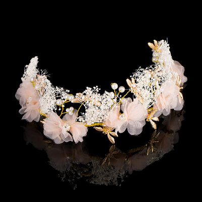 Tocado Nupcial de Gipsófila en Seda - Elegancia Delicada para tu Boda - Image 7