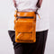 Men's Multifunctional Leather Bag with Compartments - Sports Shoulder Bag