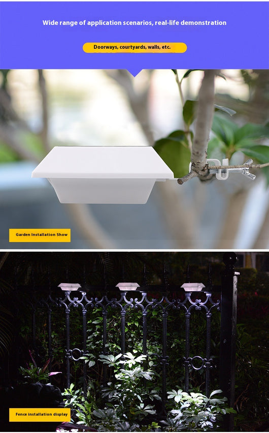 Lámpara Solar de 12 LED para Exterior - Image 12
