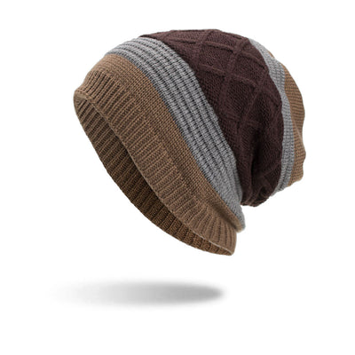 Gorro de Lana Tejido con Clip Diamante y Terciopelo - Image 11