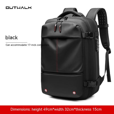 Mochila Ejecutiva Multifunción con Compartimento para Laptop y Compresión de Vacío - Image 9
