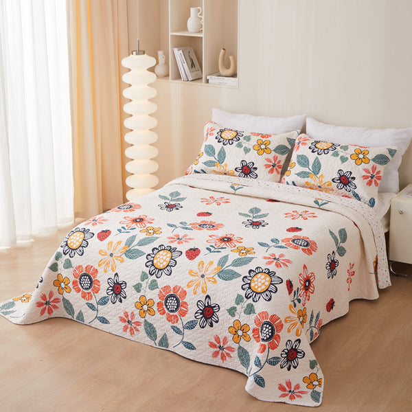 Juego de Sábanas Acolchadas de Algodón Twill - 3 Piezas - Image 18