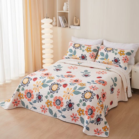 Juego de Sábanas Acolchadas de Algodón Twill - 3 Piezas - Image 18