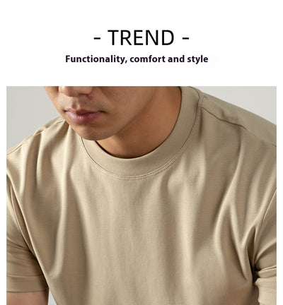 Camiseta de Algodón Mercerizado Tratado con Amoníaco Líquido para Hombre - Image 24