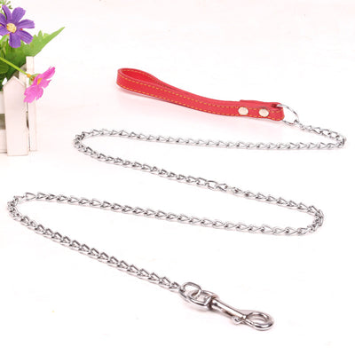 Cadena de Tracción para Perros con Mango PU y Eslabones Metálicos - Image 8