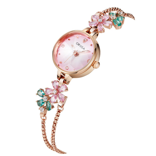 Reloj Pulsera para Mujer con Diamantes Incrustados - Image 8