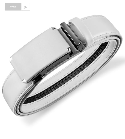 Cinturón de Cuero Genuino para Hombre con Hebilla Automática de Aleación - Image 16