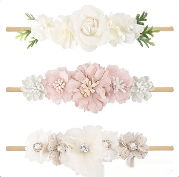 Diadema Floral para Bebé y Niña - Accesorio Delicado