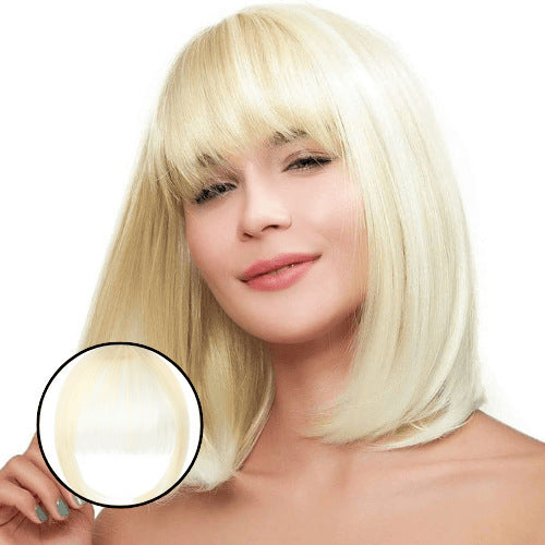 Flequillo Artificial de Cabello Humano - Mini Flequillo Ligero - Image 7