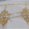 European And American Sexy INS Female Bloggers With The Same Body Chain Suit Chain Suit Golden