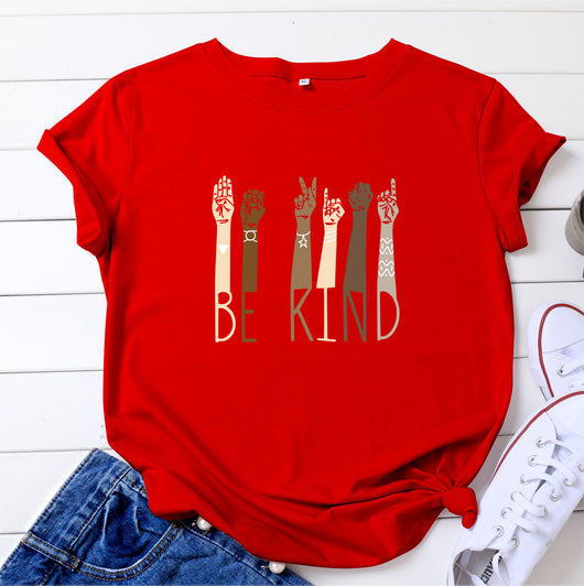 Remera Femenina de Algodón con Estampado de Letras - Image 5