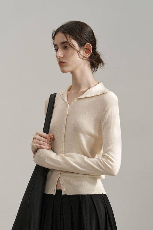 Cardigan Cuello Alto Casual para Mujer - Image 15