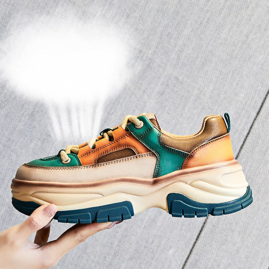 Zapatos Retro Étnicos de Cuero para Mujer con Suela de Succión - Image 11