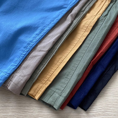 Pantalones Cortos Casuales de Algodón Puro con Cintura Elástica para Hombre - Image 28