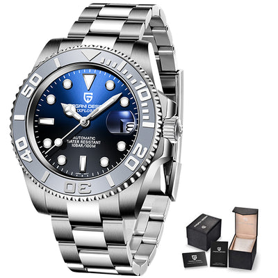 Reloj Automático de Acero Inoxidable Resistente al Agua para Hombre - Image 22