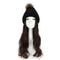 Gorro Negro Marrón Oscuro