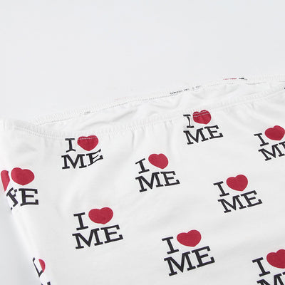 Pantalones Casuales Holgados con Estampado de Letras - Image 12