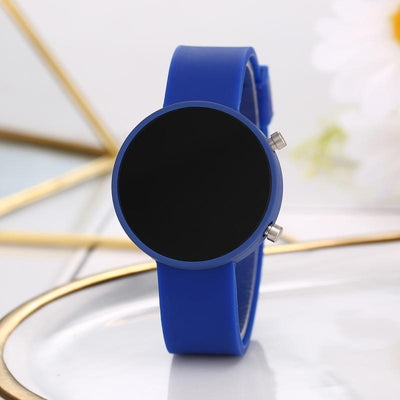 Reloj Digital LED Redondo Fashion Casual con Metal - Image 10