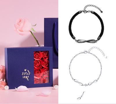 Anillo de Plata Esterlina para Parejas - Diseño Minimalista Romántico - Image 6