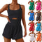 Mono Deportivo Casual para Mujer - Shorts con Chaleco